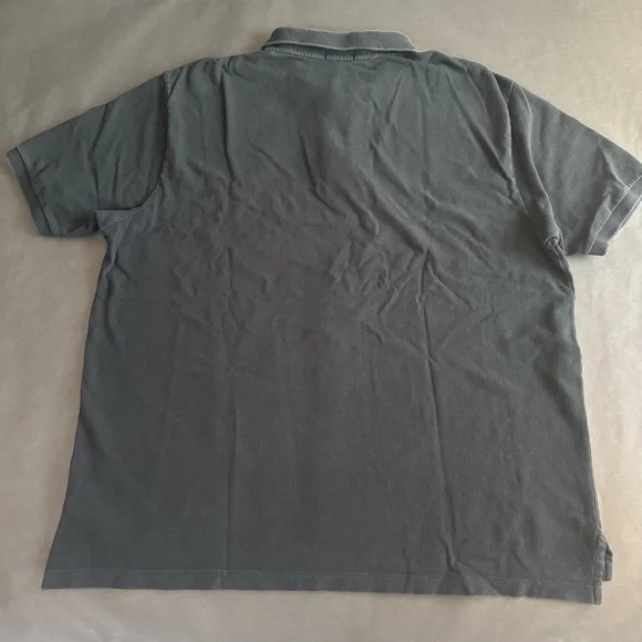 The Iconic Mesh Polo Shirt Black Big & Tall 3XB 3TG - Picture 3 of 10